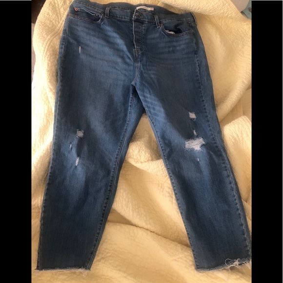 Levi's Denim - Levi’s Wedgie Skinny Distressed Jeans